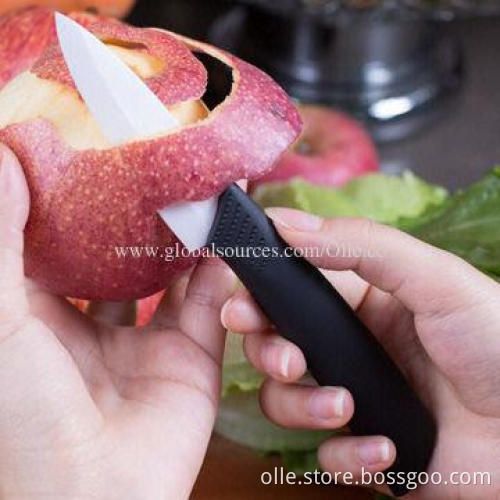 Fruit and Vegetable Carving Ceramic Knife, Black Ceramic Blade